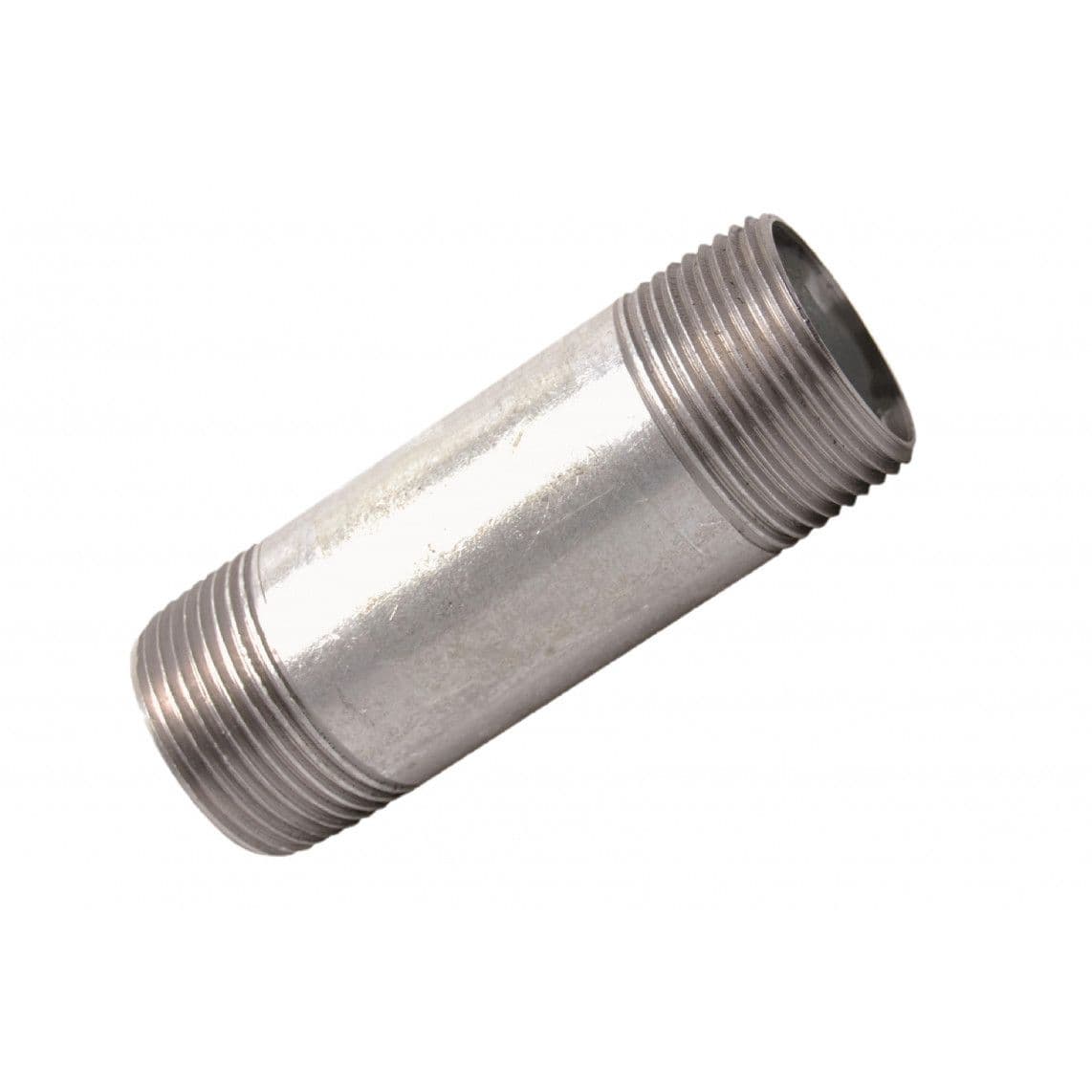 989821155 GI dubbele buisnippel, gegalvaniseerd, 1/2" x 60 mm, (23) vue 1