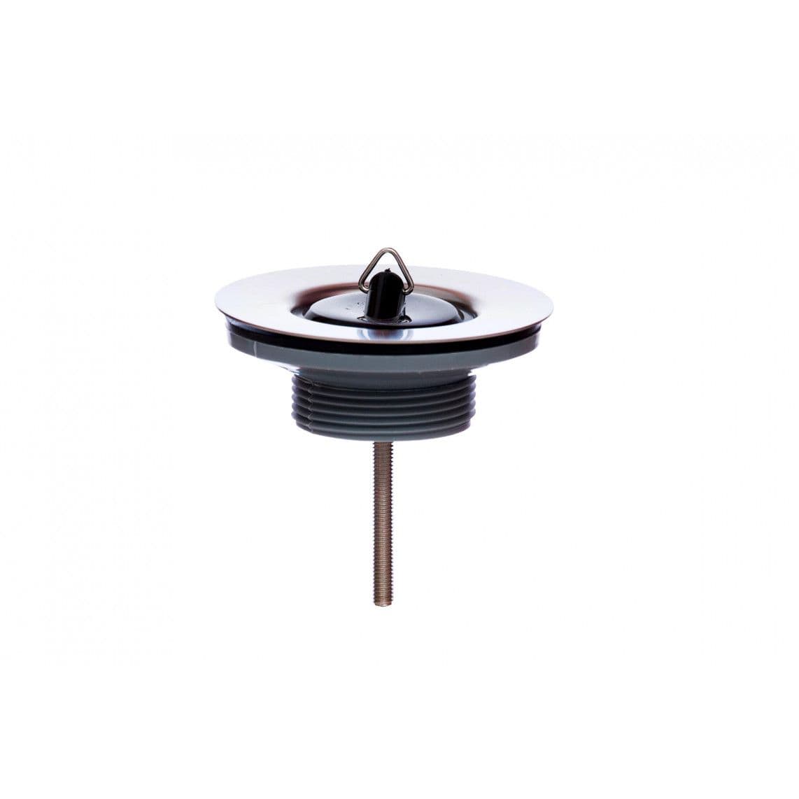 988051149 ECO-Save Drain valve, grey, 1 1/2" male x 85 mm, valve cup with valve plug 45,5 mm vue 1