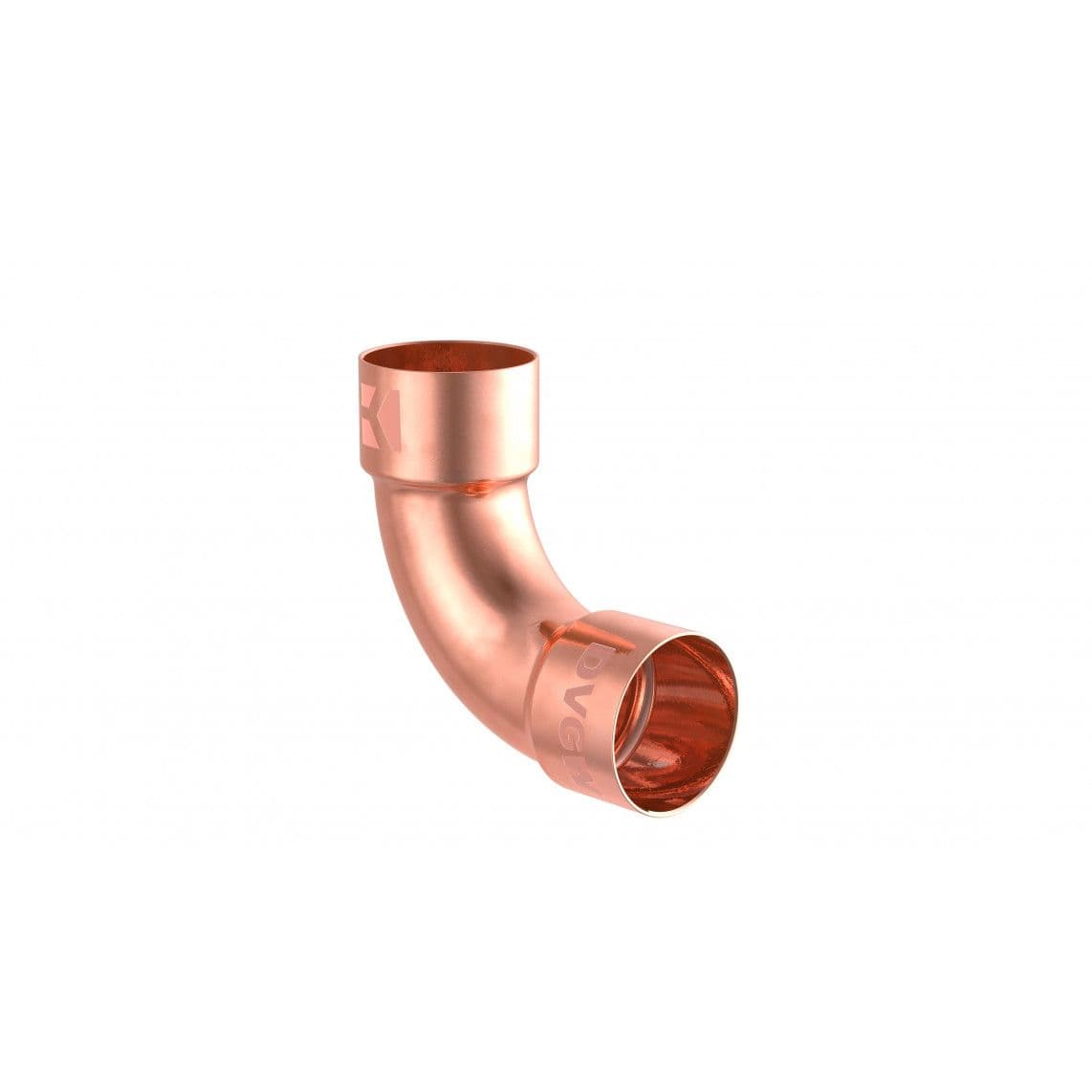 989012055 Elbow 90°, copper solder fitting, 12 mm, 2 sockets vue 1