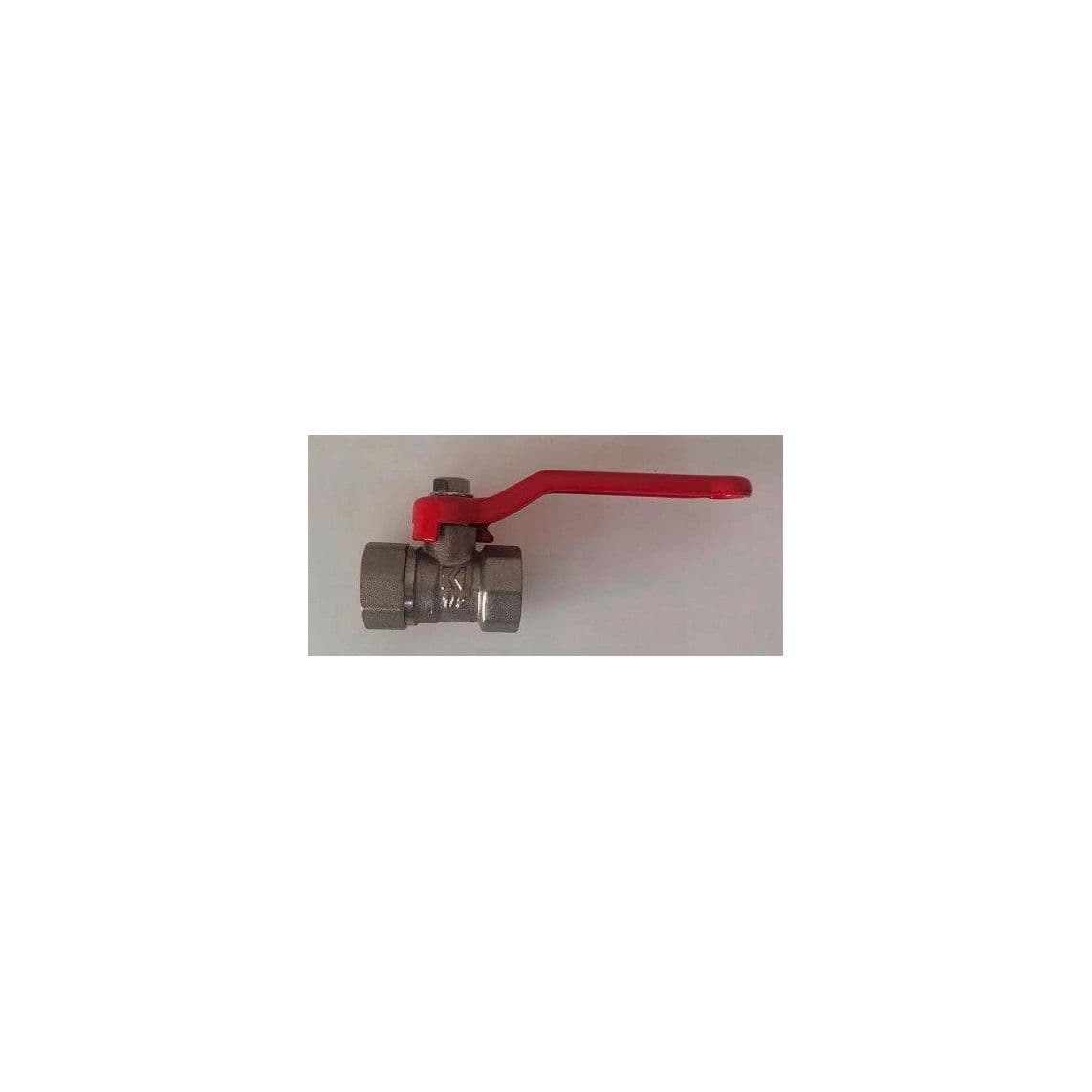 988598155 Ball valve, hot-pressed copper, nickel, 1/2" female vue 1