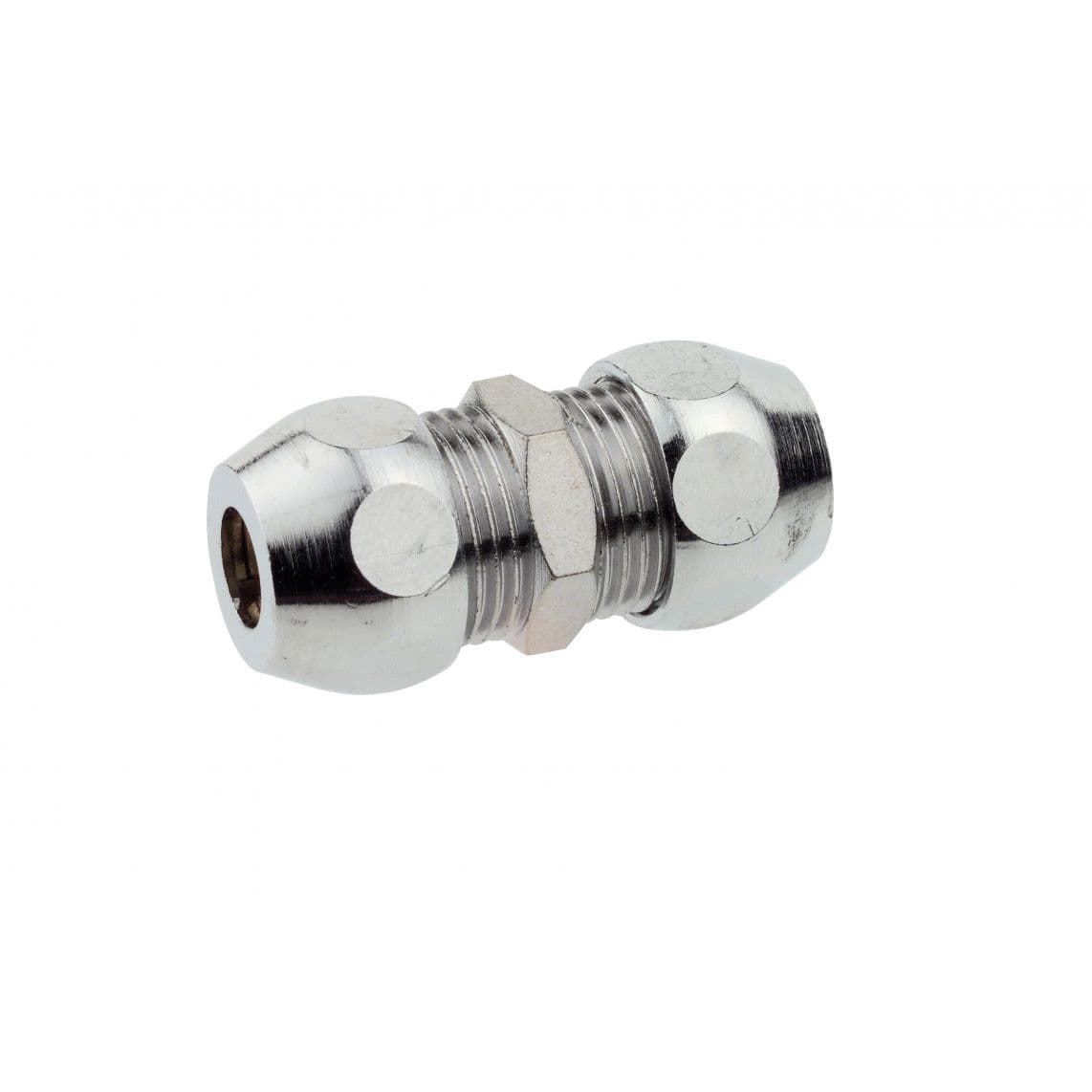 986271948 Crimp fitting connector, brass, chrome, 3/8" x 12 mmQ vue 1