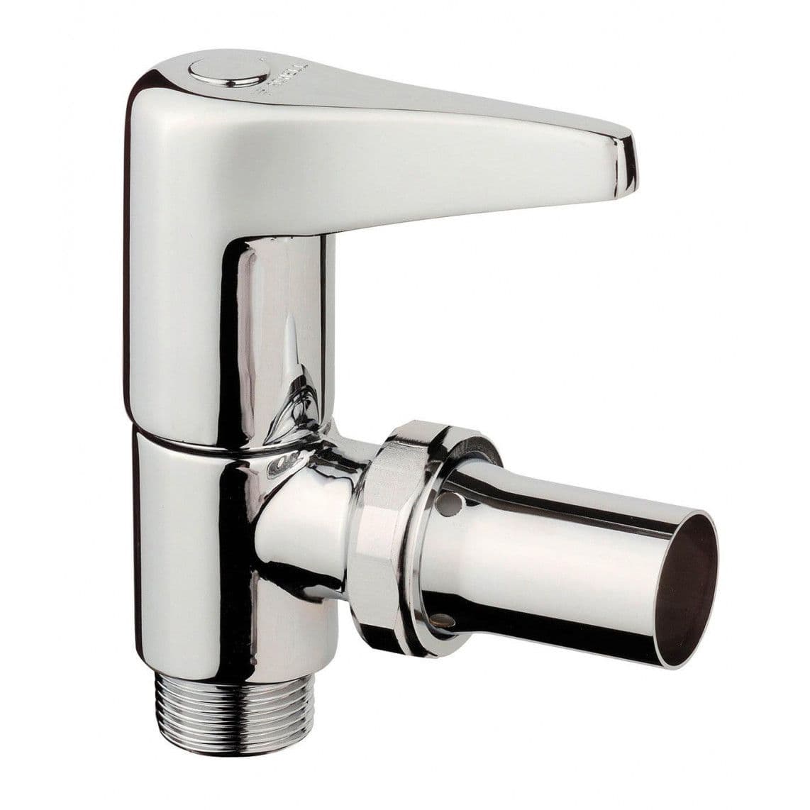 98820610 BENKISER Toilet flush, chrome, 3/4" male x M35 x 1,5 mm x 26 mm, with lever vue 1