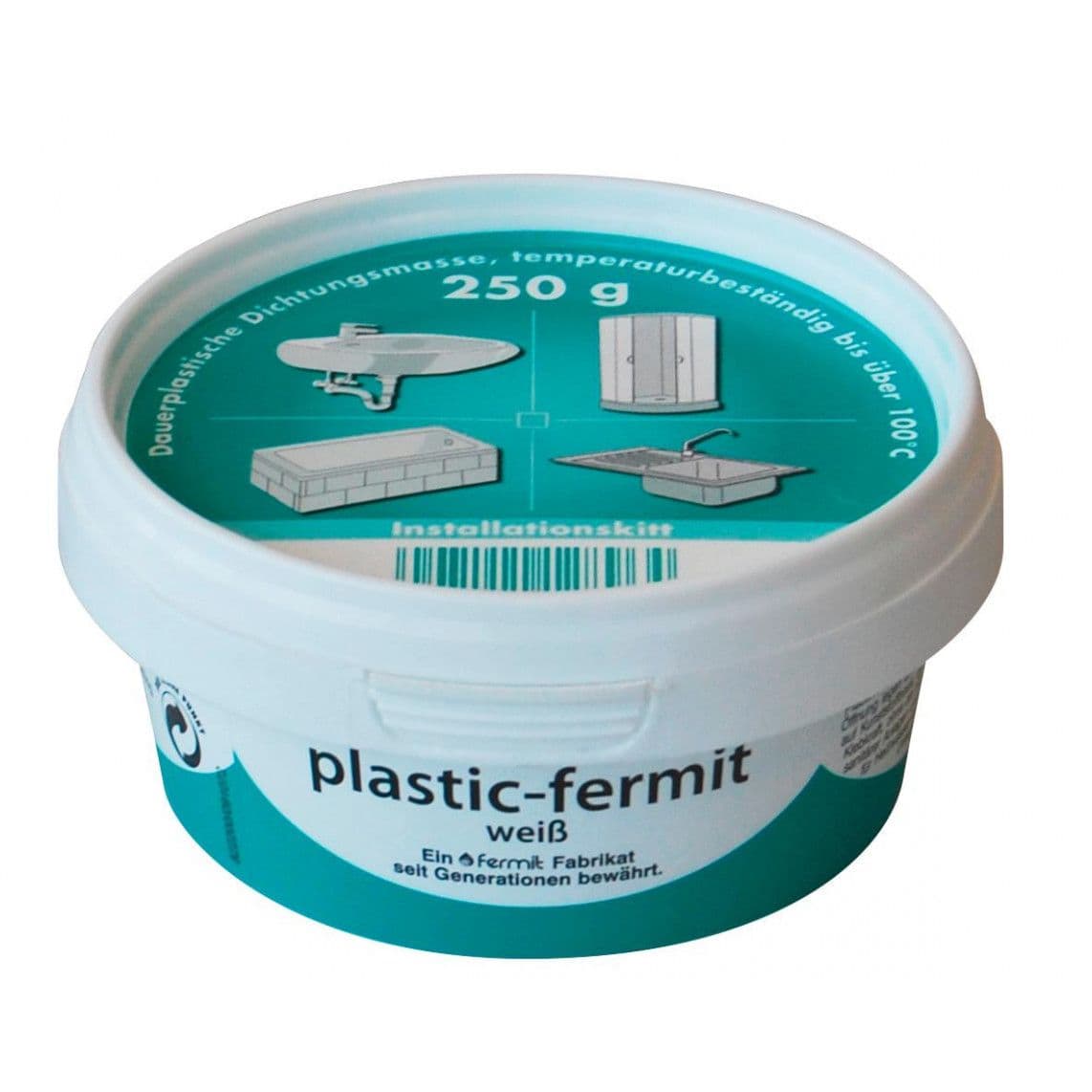 98689010 Plastic-FERMIT, 250 g, in blik vue 1