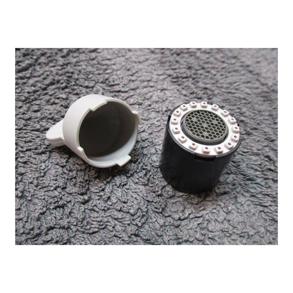01717 Aerator with housing, black, M21x1 female, Ø 15mm, with aerator tool, e.g. for 79180/H vue 1