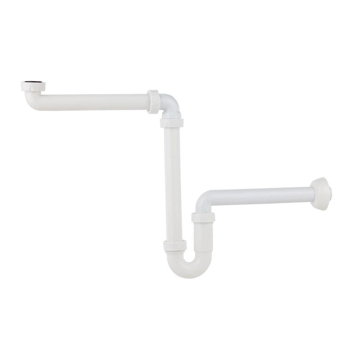 98833518 PP ruimtebesparende sifon, 1 1/4" x 32 mm, voor wastafel vue 1