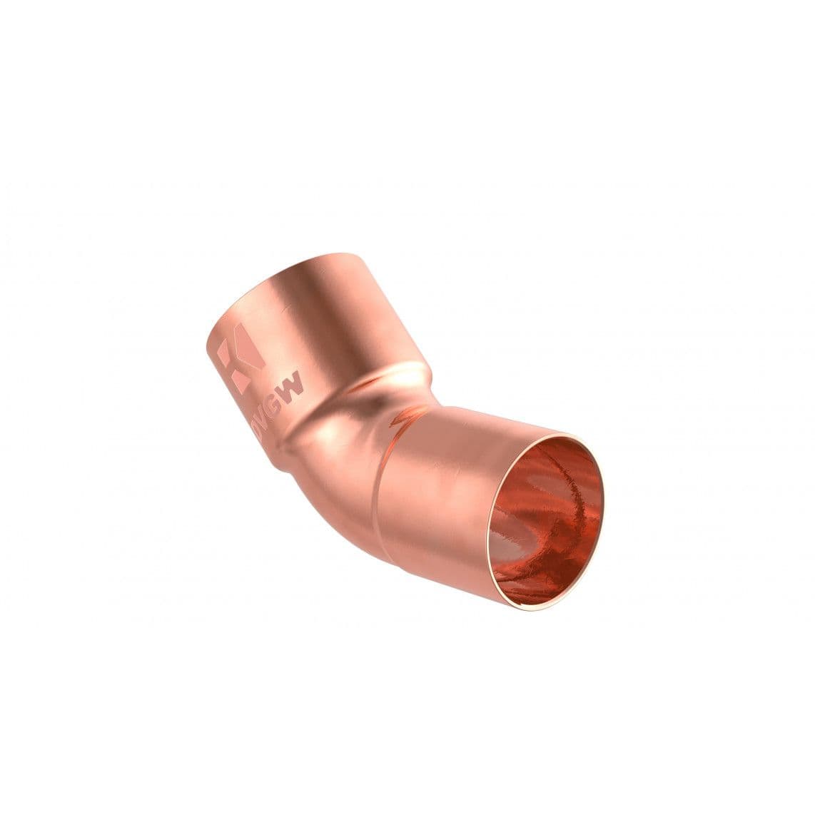 989141055 CU boog 45°, blanco, 12 mm, 1 mof (5040) vue 1