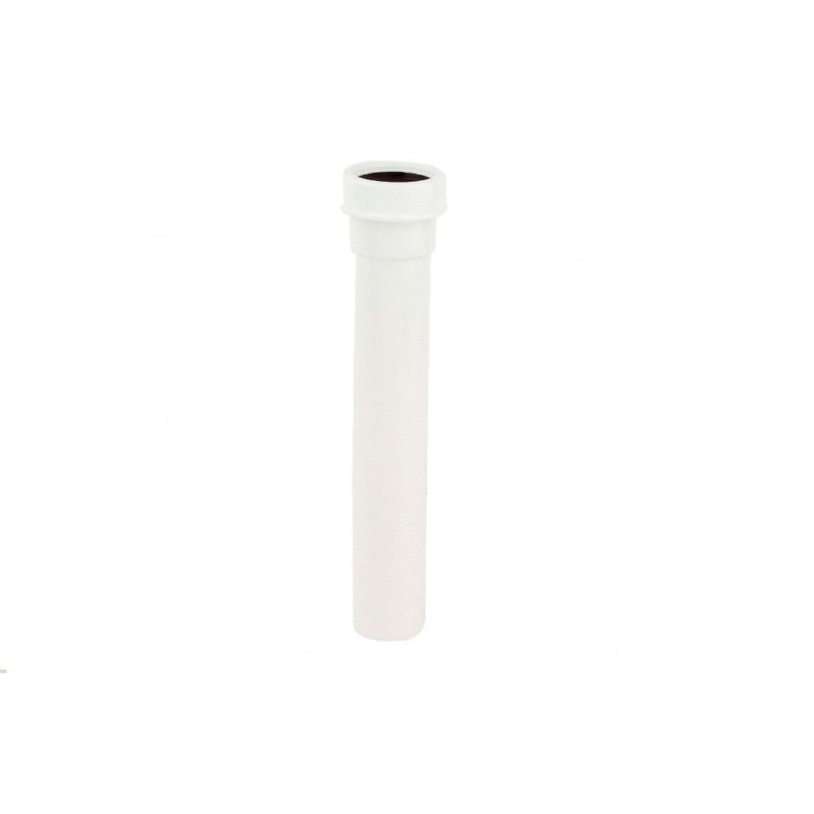 98837488 Extension pipe, plastic, white, 1 1/2" x 250 mm, for DN 40 mm trap vue 1