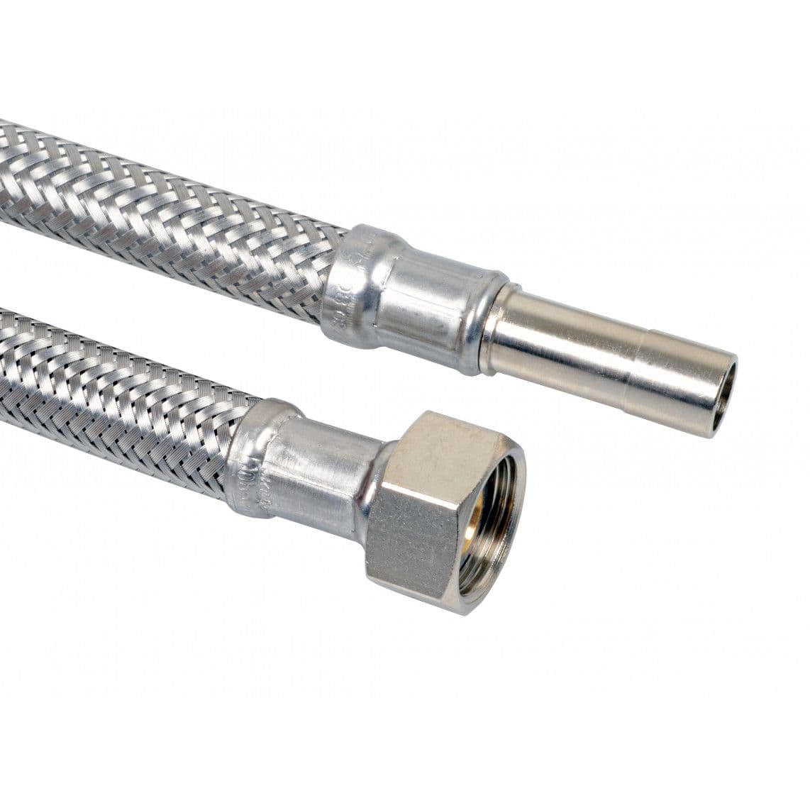 98627845 Flexaansluitslang 500 mm, 3/8"BI x 10 mm koperen buis vue 1