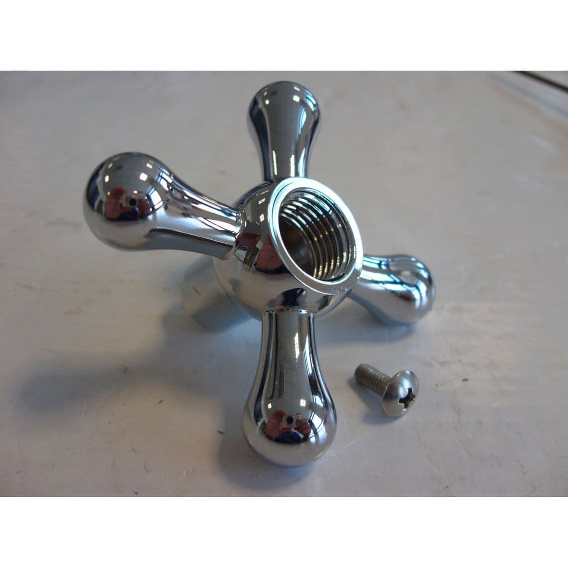 01794 Handgreep waterhoeveelheid, chroom, bijv. voor 33510 vue 1