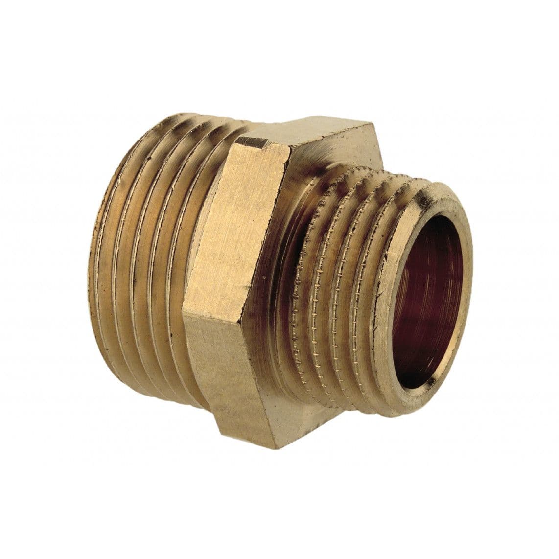 989355355 LT mamelon double réducteur, vierge, 1" M x 3/4" M, vue 1