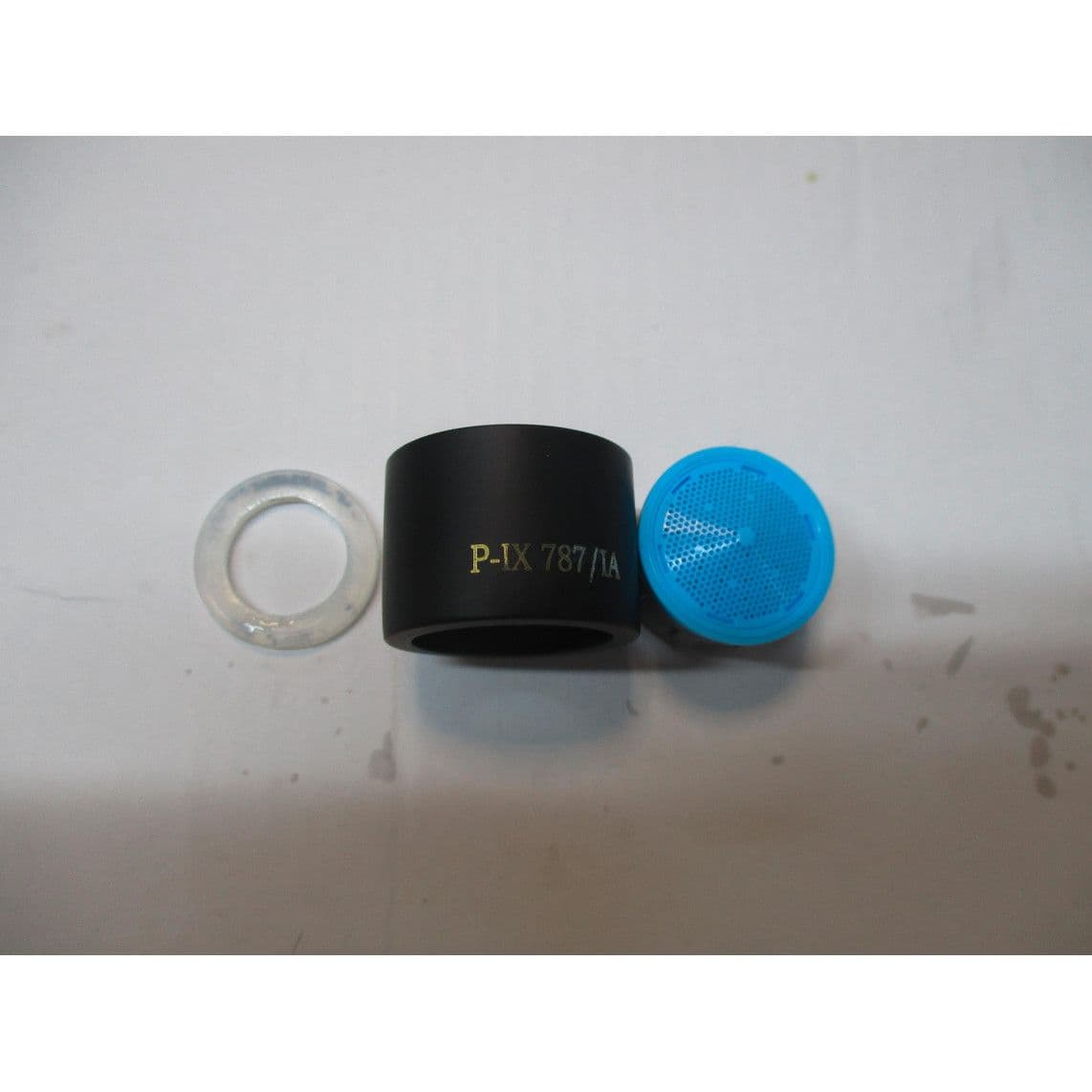 01807 Aerator with housing, black matt, M22x1 female, e.g. for 79166 vue 1