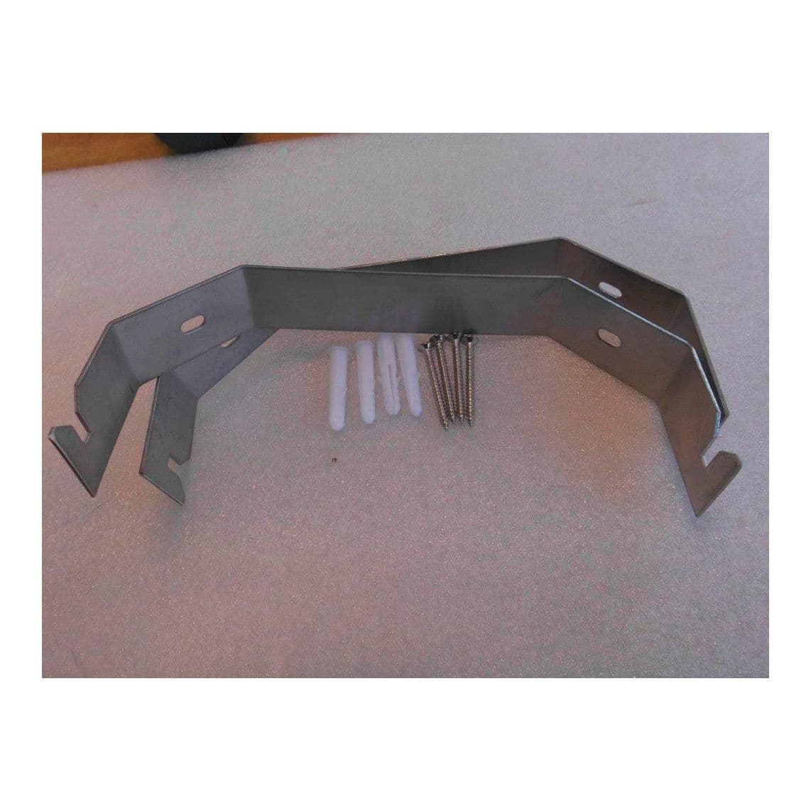 02247 Corner wall fixing set, stainless steel, e.g. for ORSP-YMSBB (2x) vue 1