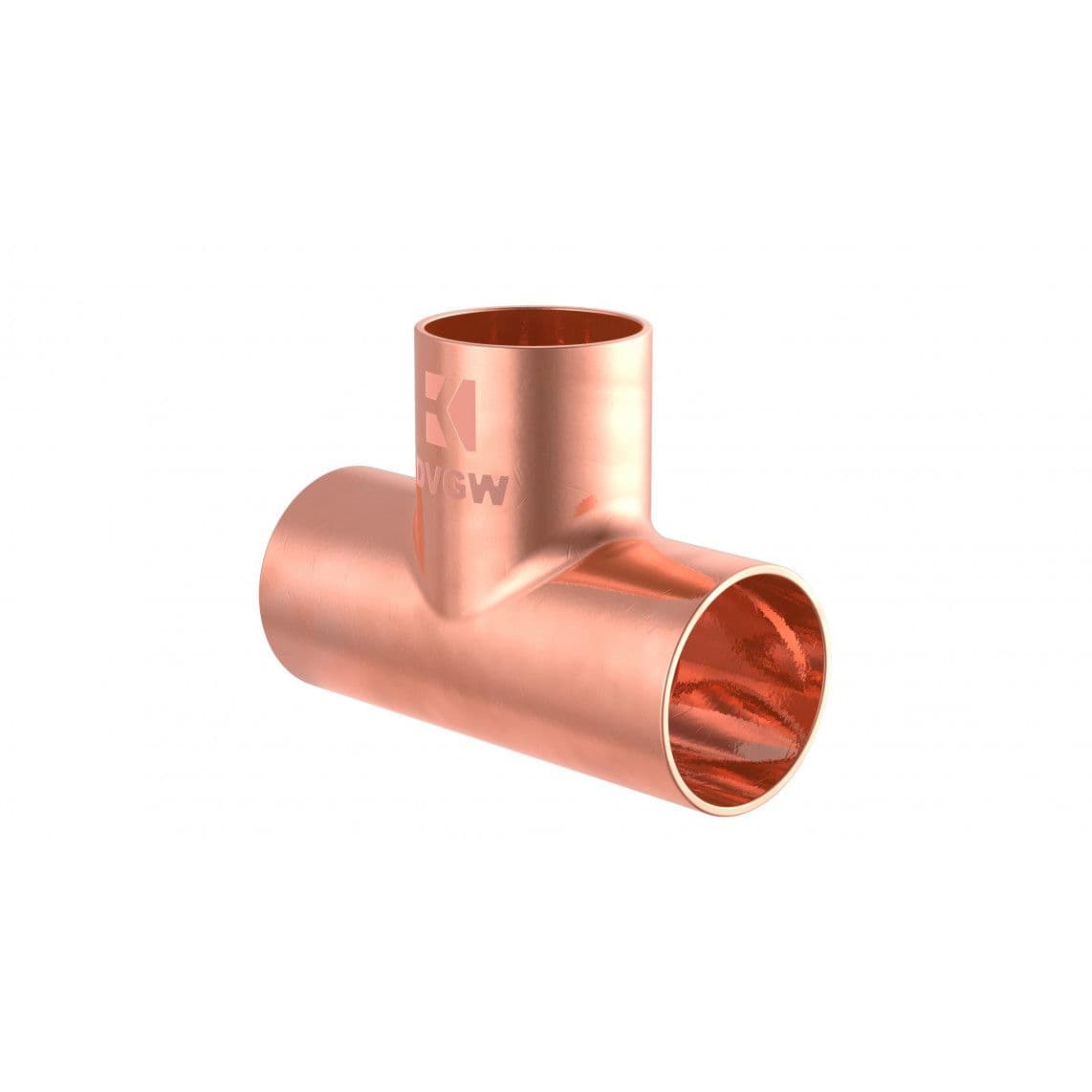 989044017 Tee piece, copper solder fitting, 18 mm, 3 sockets vue 1