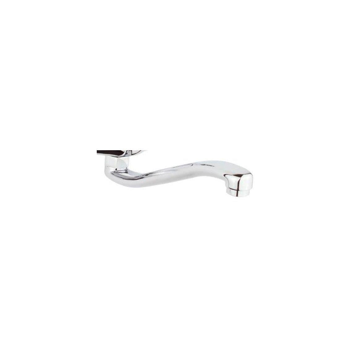 01045 Swivel spout, chrome, S, overhang 175 mm, incl. aerator M24x1 male vue 1