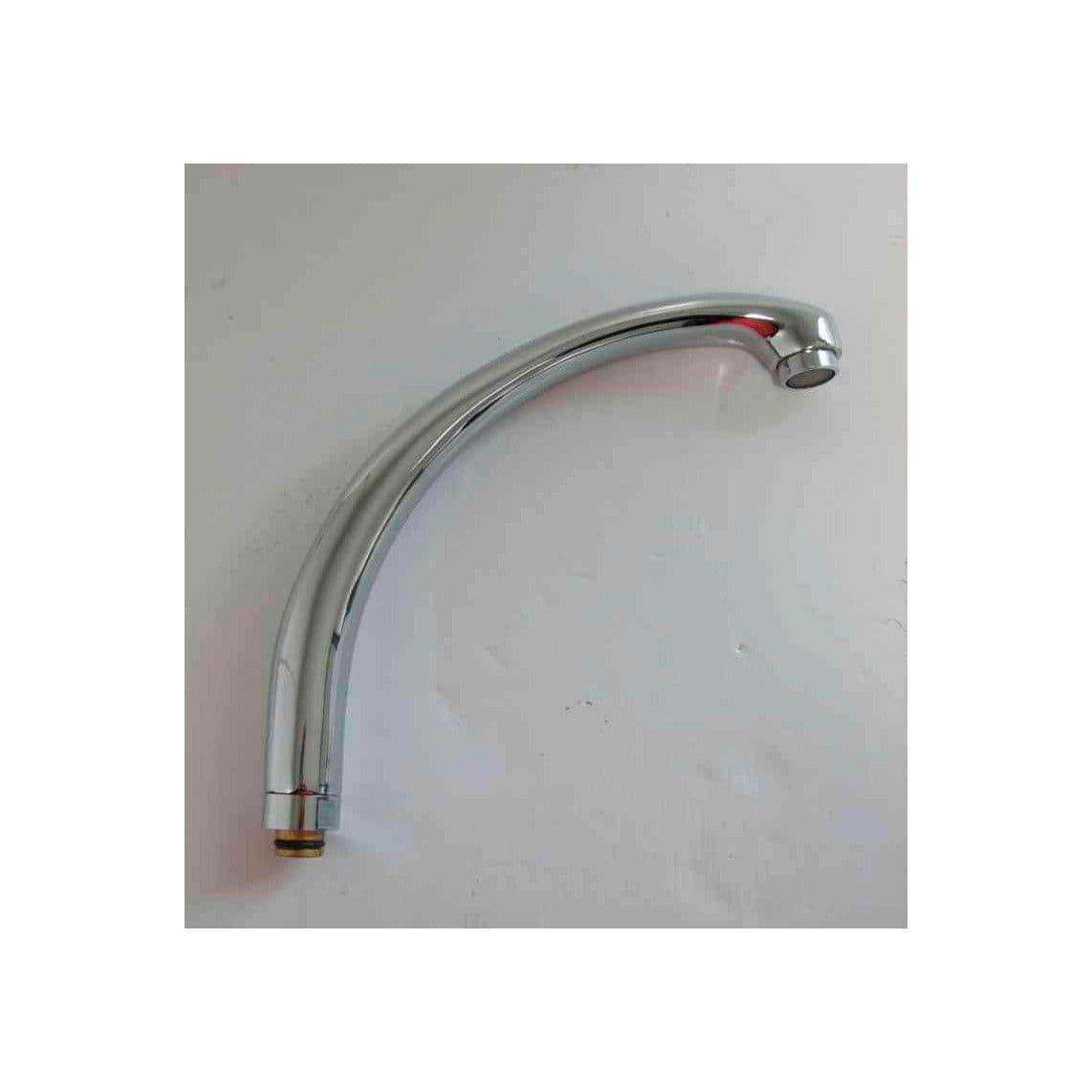 04753 Swivel spout, chrome, bow, overhang 220 mm, incl. aerator M24x1 male vue 1