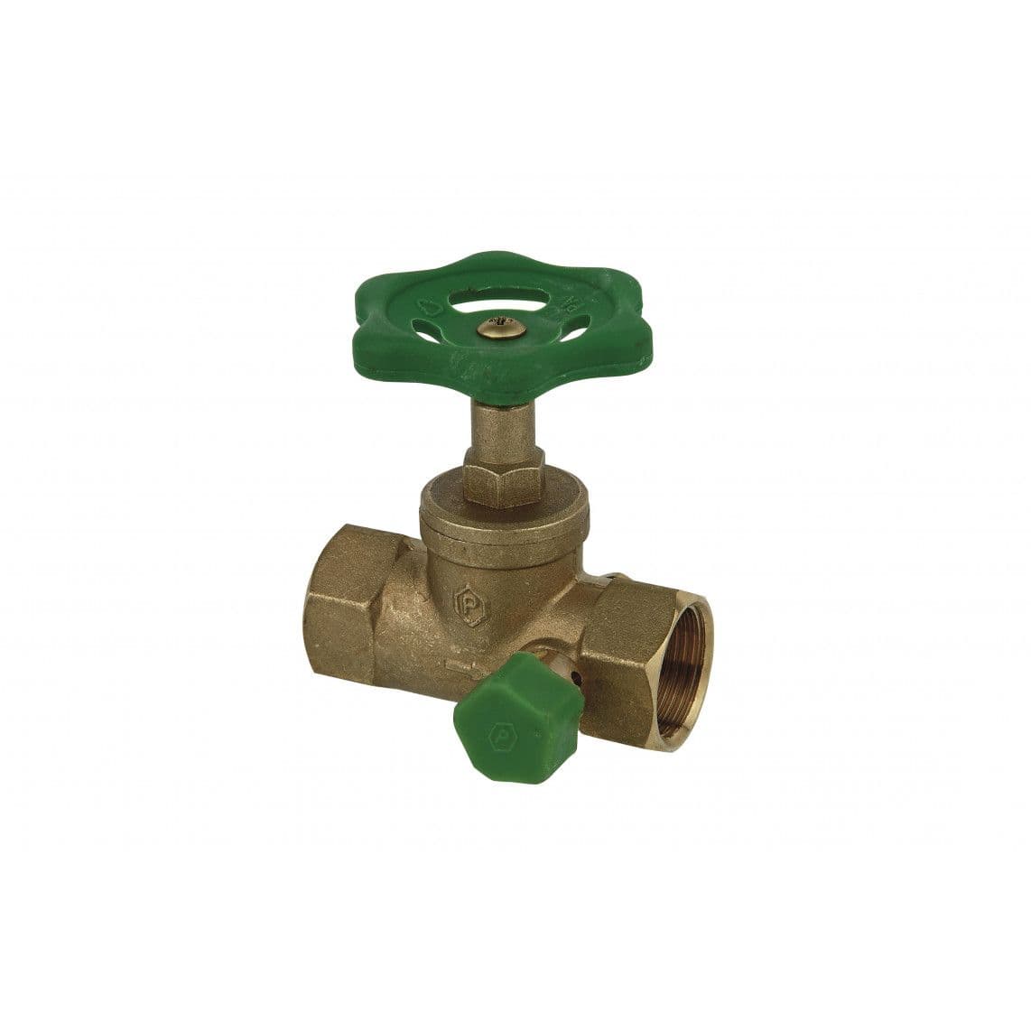 988577055 bolventiel, 1"BI, met aftap vue 1
