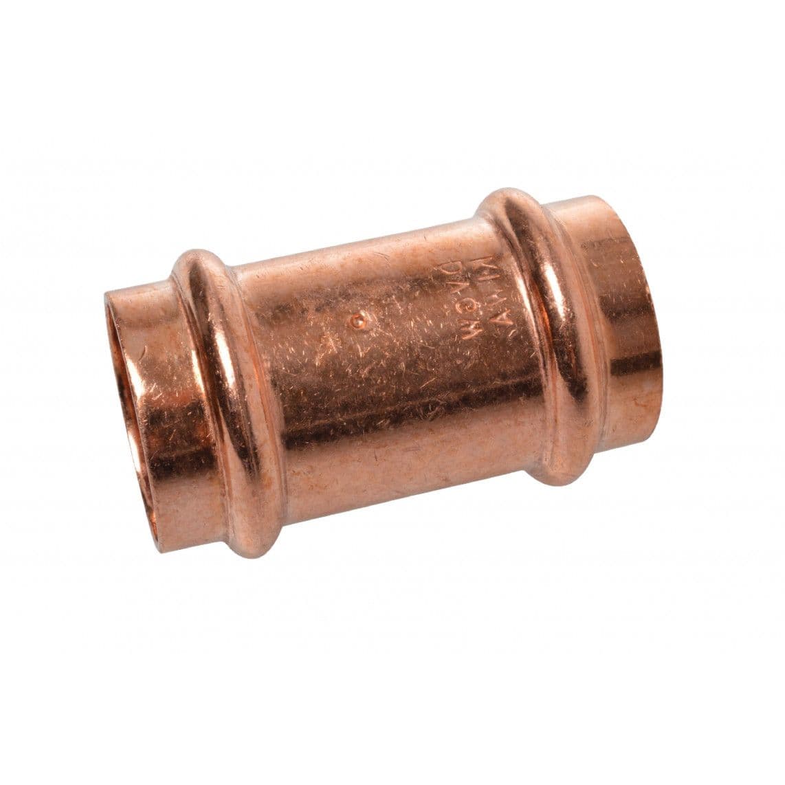 988616454 Connection piece, press fitting for copper V-profile, 22 mm, 2 sockets vue 1