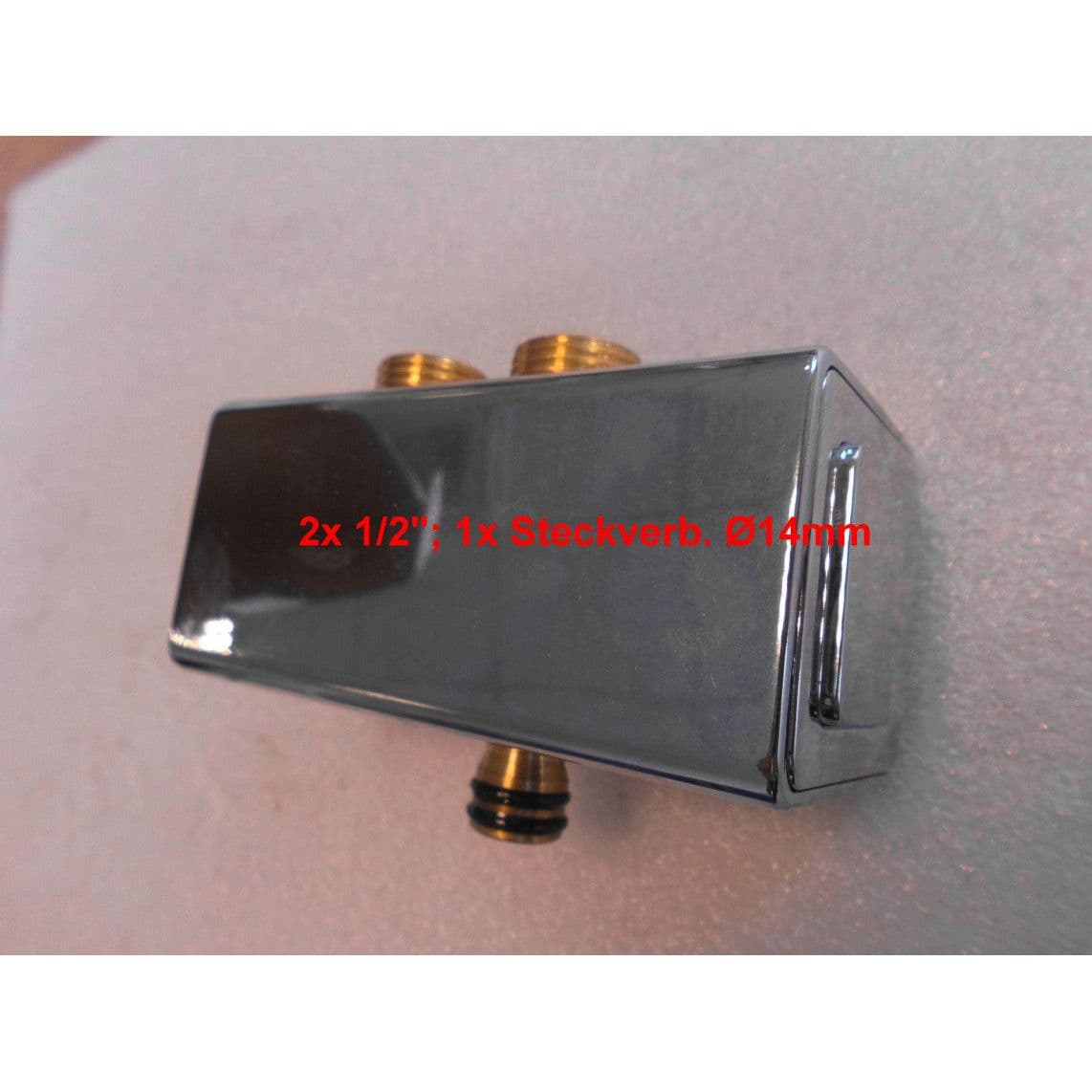 02316 Push diverter, chrome, e.g. for 61069/2 vue 1