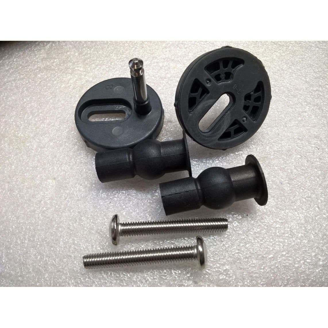 1202615 Toilet seat fixing set, chrome, e.g. for 82410 vue 1