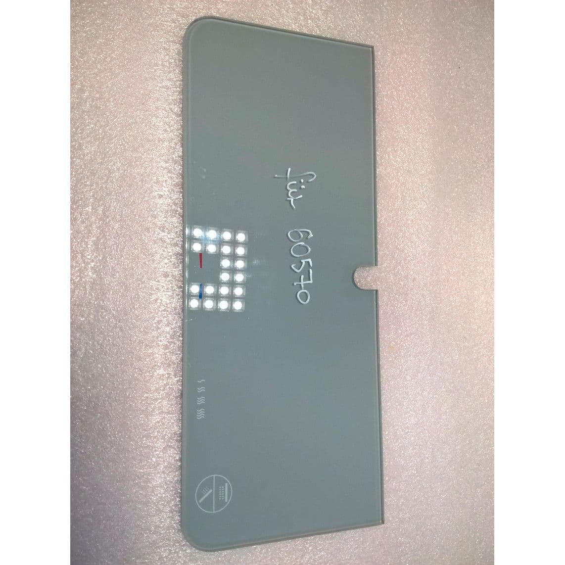 02414 Tablette en verre, gris clair, par ex. pour 60570 vue 1