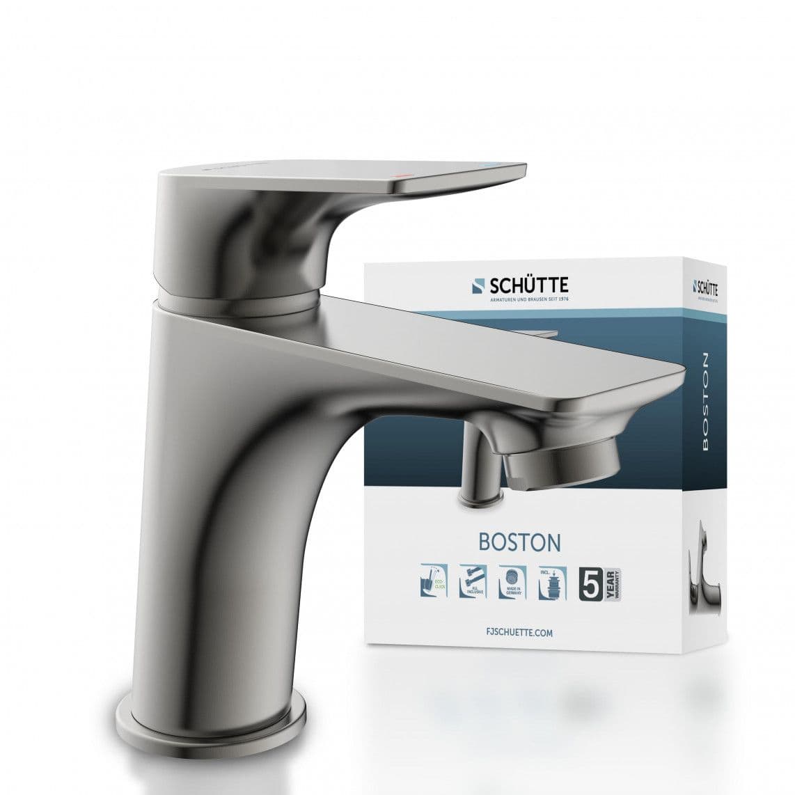 33212 BOSTON Wastafelkraan, mat grafiet vue 1
