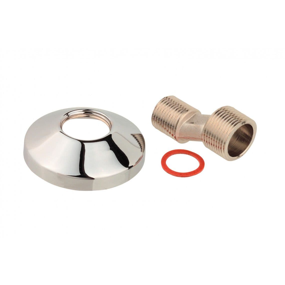 986260113 S-aansluiting, 1/2"BU x 15 mm x 3/4"BU, met rozet met draad vue 1