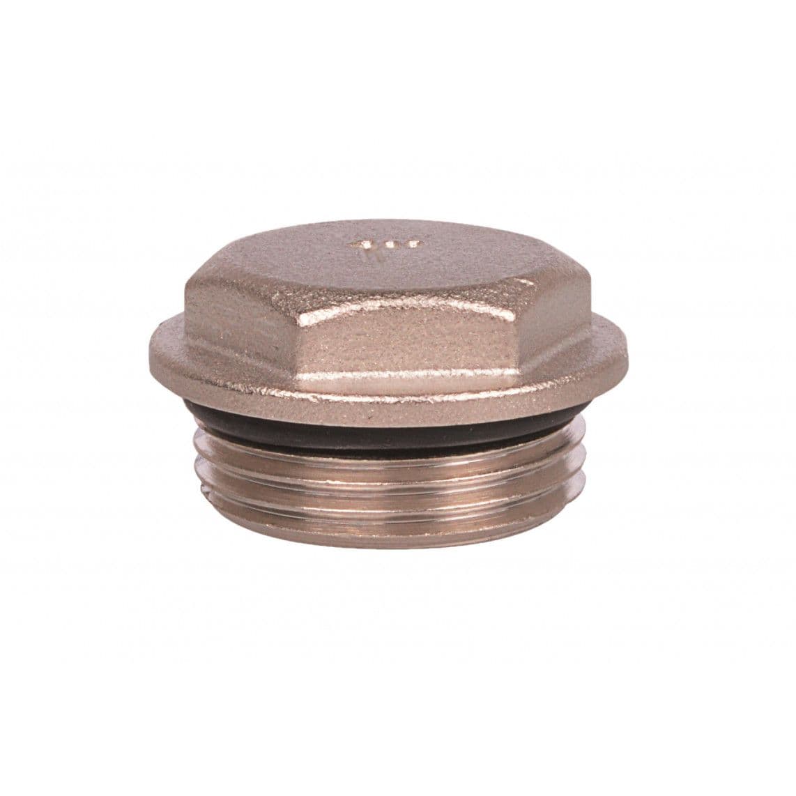 988524755 MS plug, vernikkeld, met O-ring 1", voor verdeler uitgang vue 1