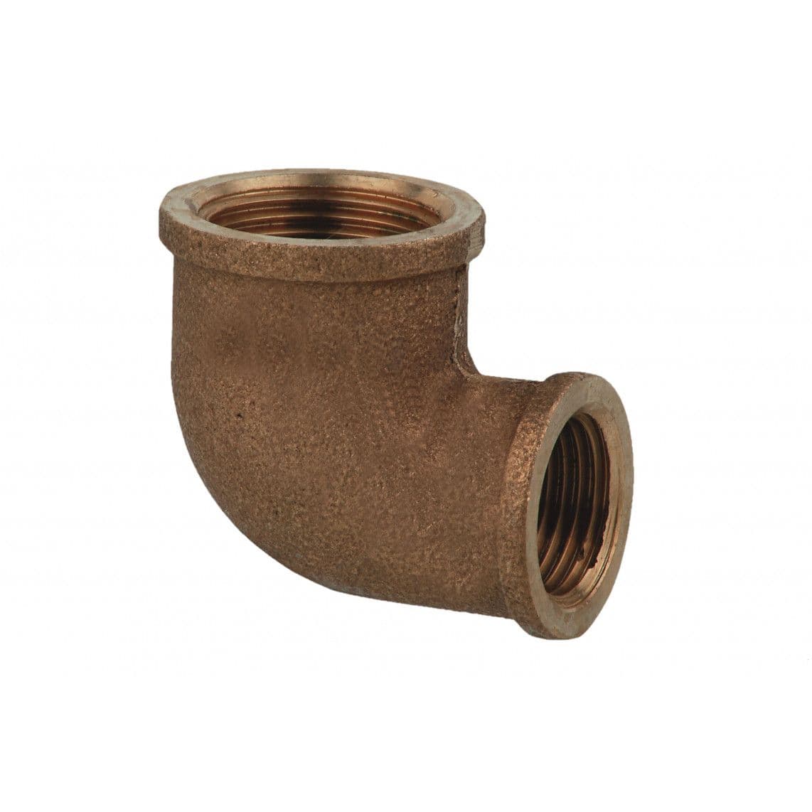 988955055 Reducing angle 90°, red brass, 3/4" female x 1/2" female vue 1