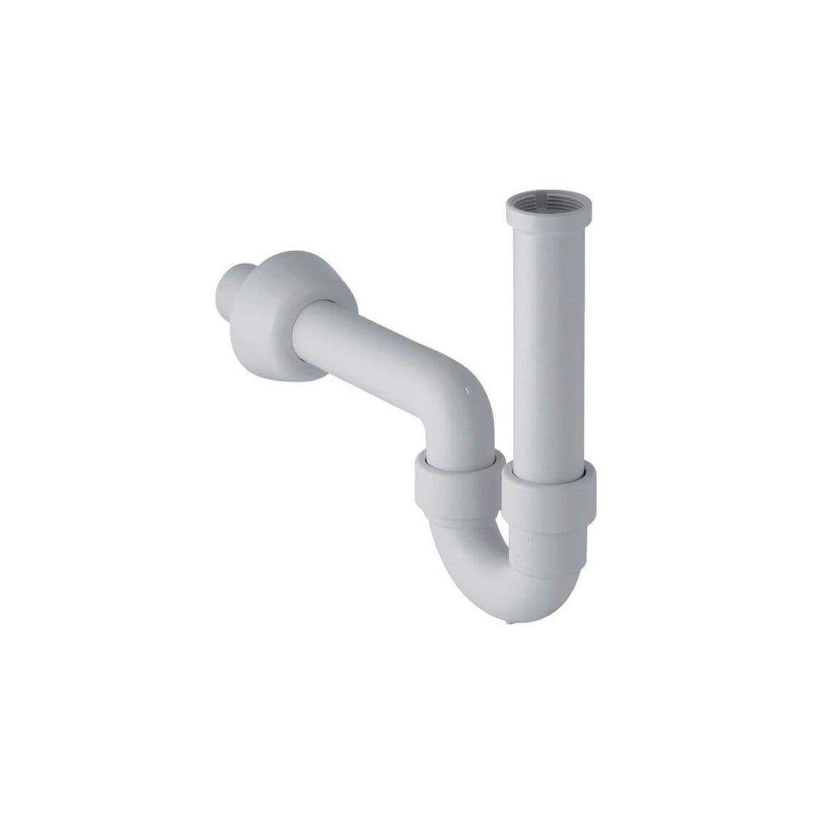 GE151.100.11.1 GEBERIT Tubular trap, white, 1 1/4" x 40 mm vue 1