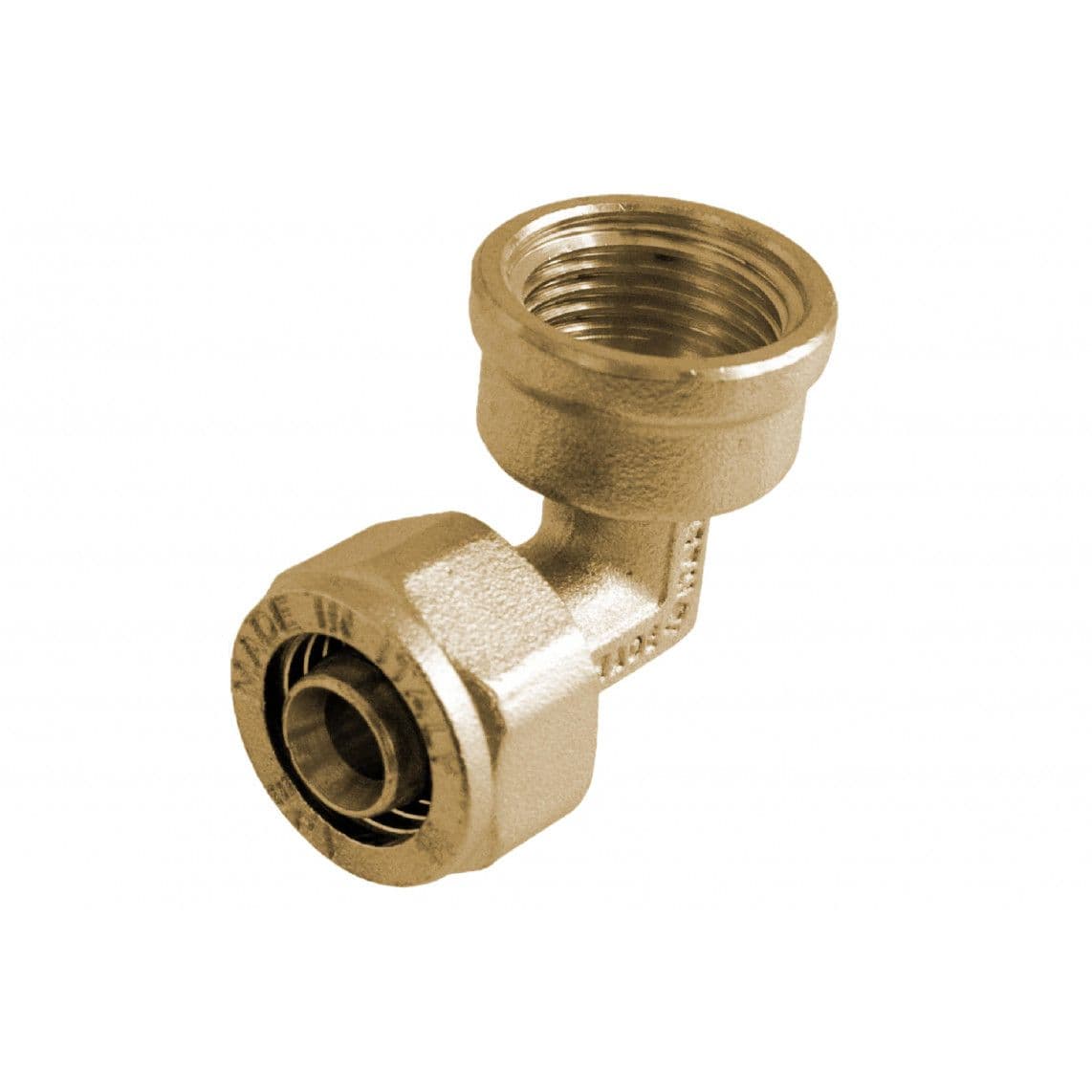 988908555 MS knie 90°, blanco, 26 mm x 3/4"BI, knelfitting voor meerlagen buis vue 1