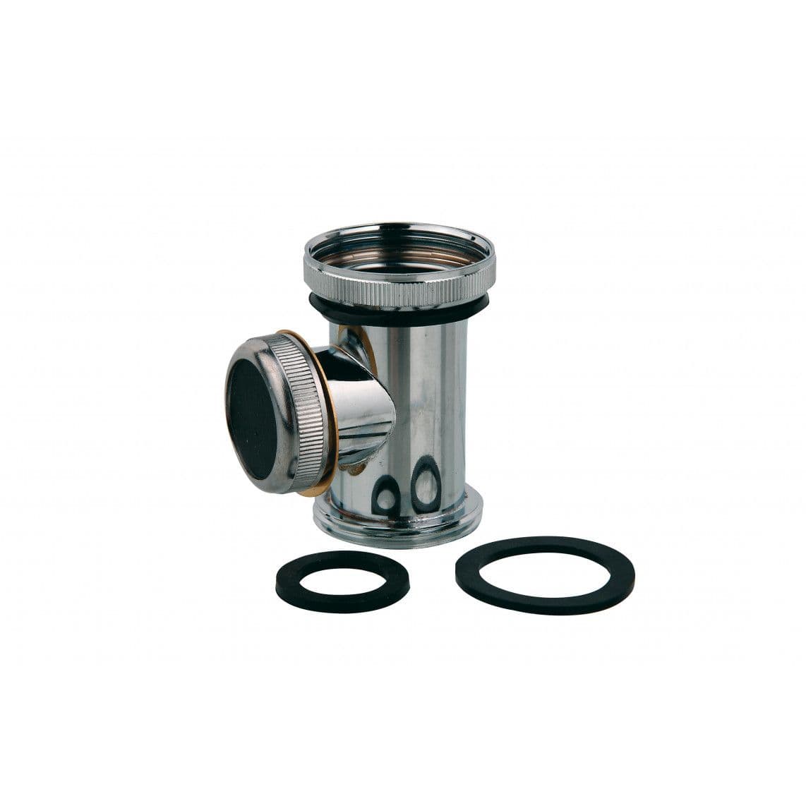 988391113 T-fitting voor afvoer, chroom, 1 1/4", voor sifon vue 1