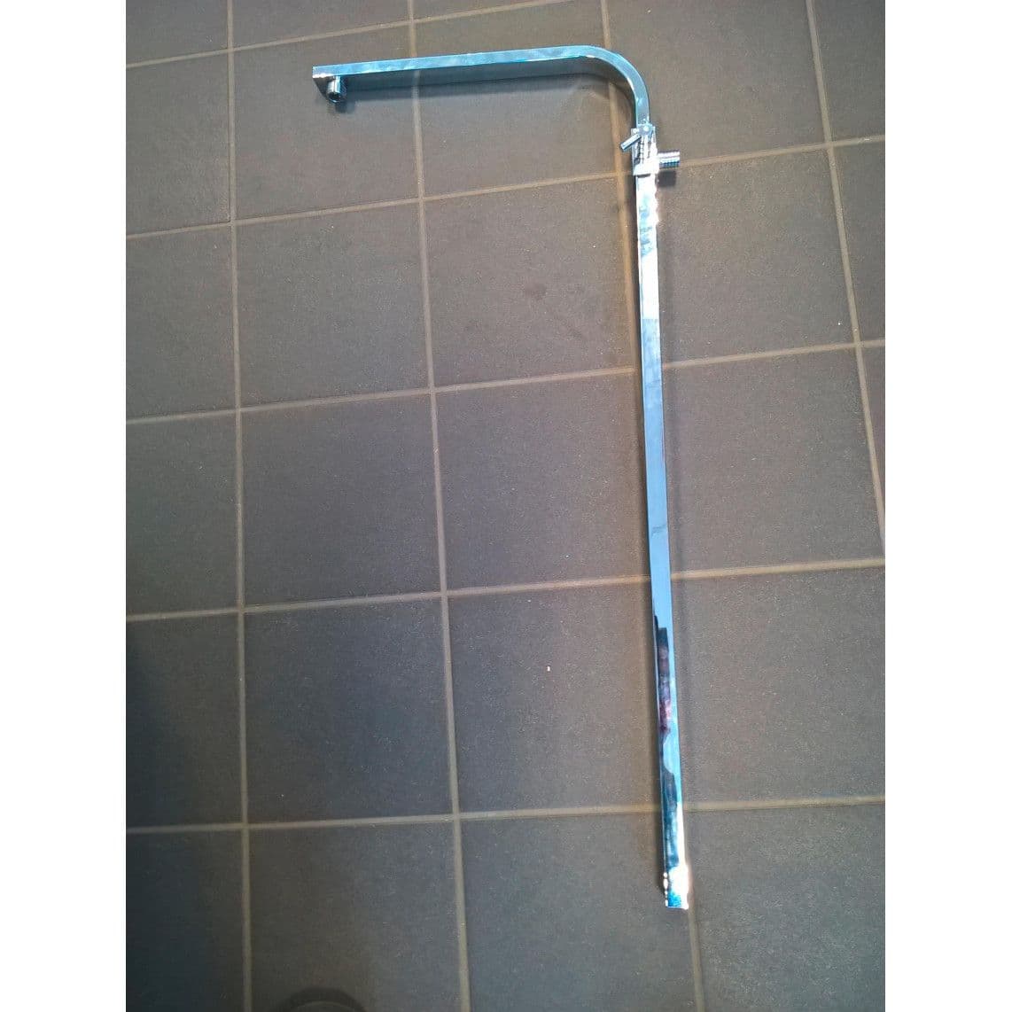 02438 Shower rail, chrome, e.g. for 61045/2 vue 1