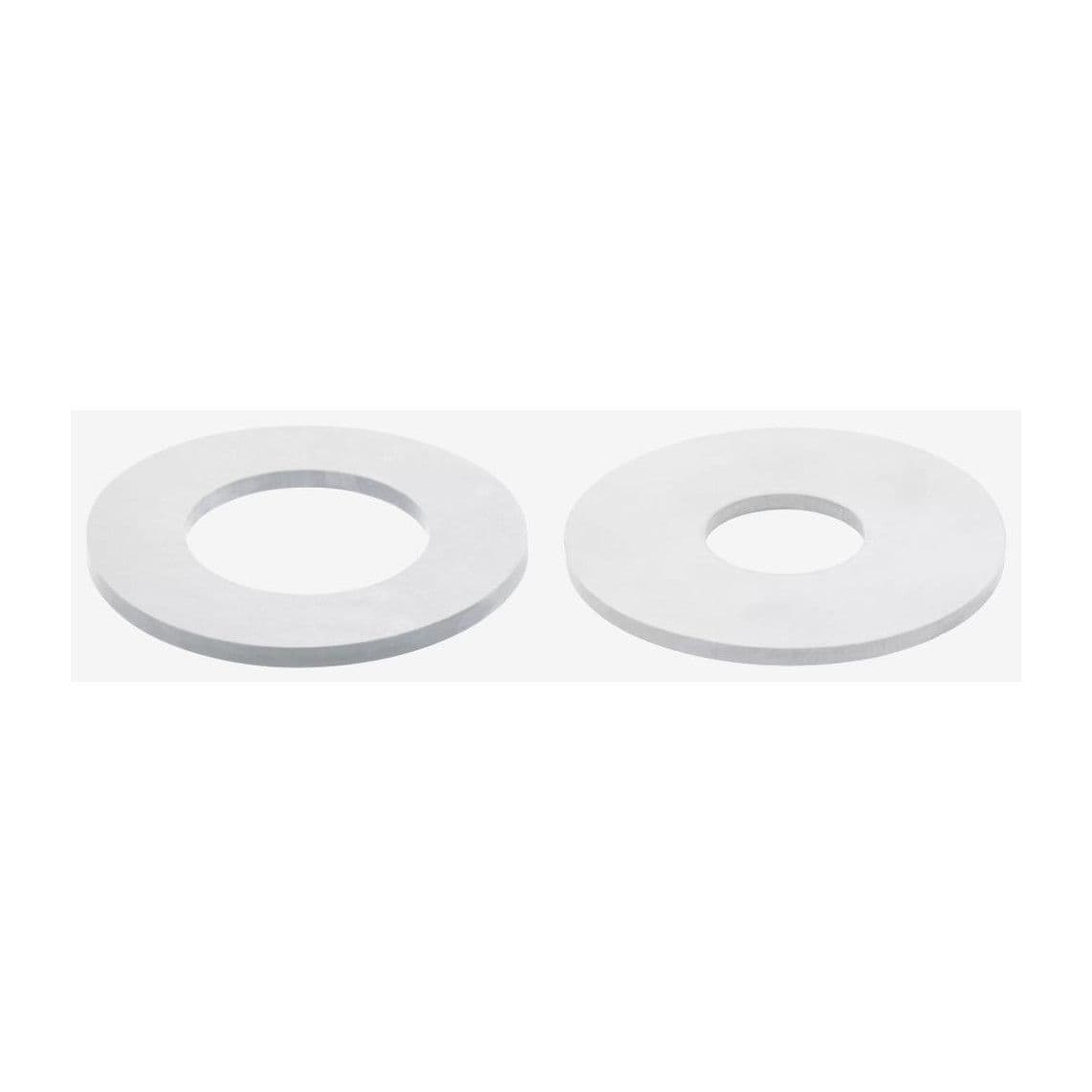 98028111 Gasket set for cistern, silicone, white, 58 x 32 x 3 mm/63 x 23 x 3 mm (2x) vue 1