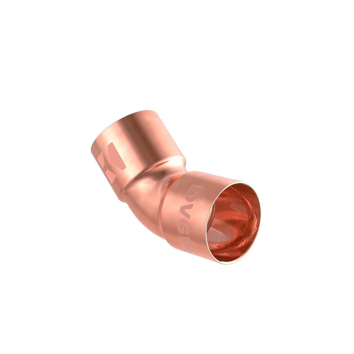 989111055 CU boog 45°, blanco, 12 mm, 2 mofen (5041) vue 1