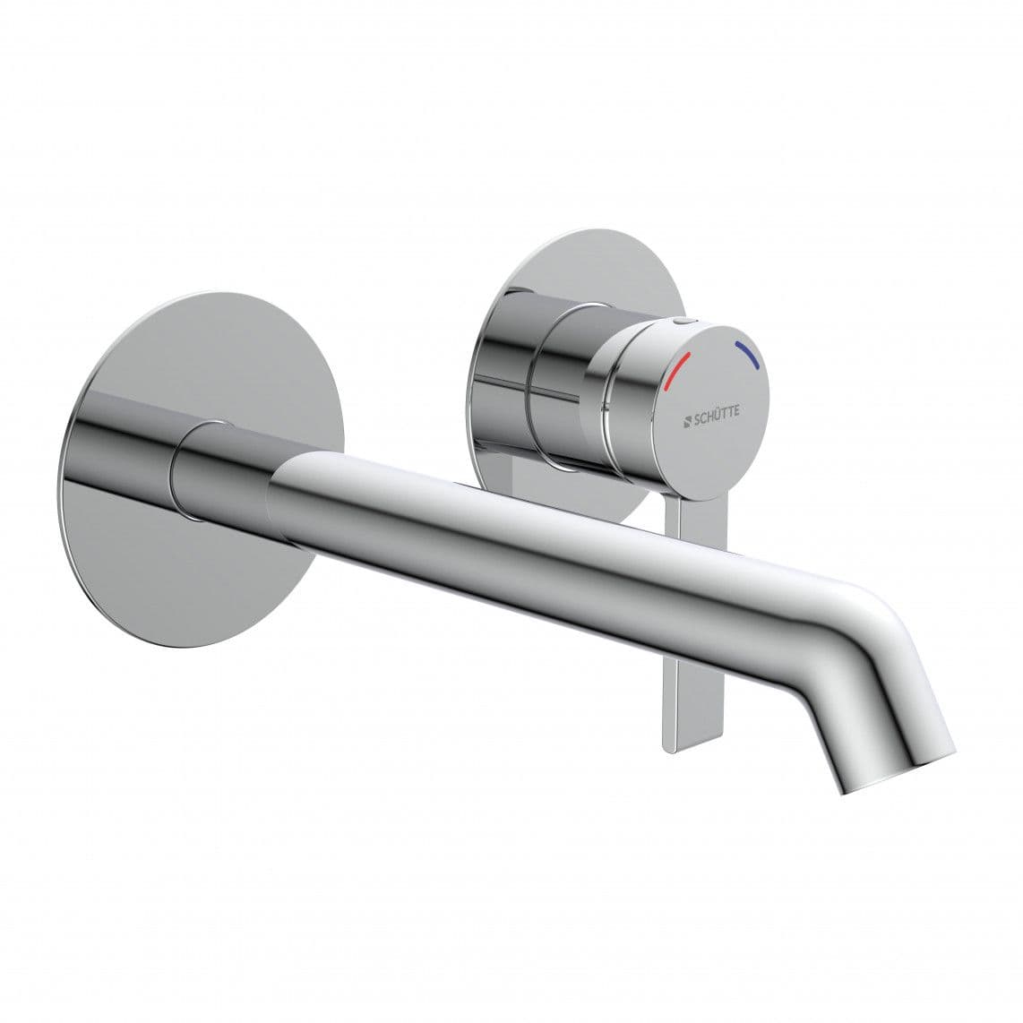 33160 LOS ANGELES Wash basin mixer, chrome, for wall fixing vue 1