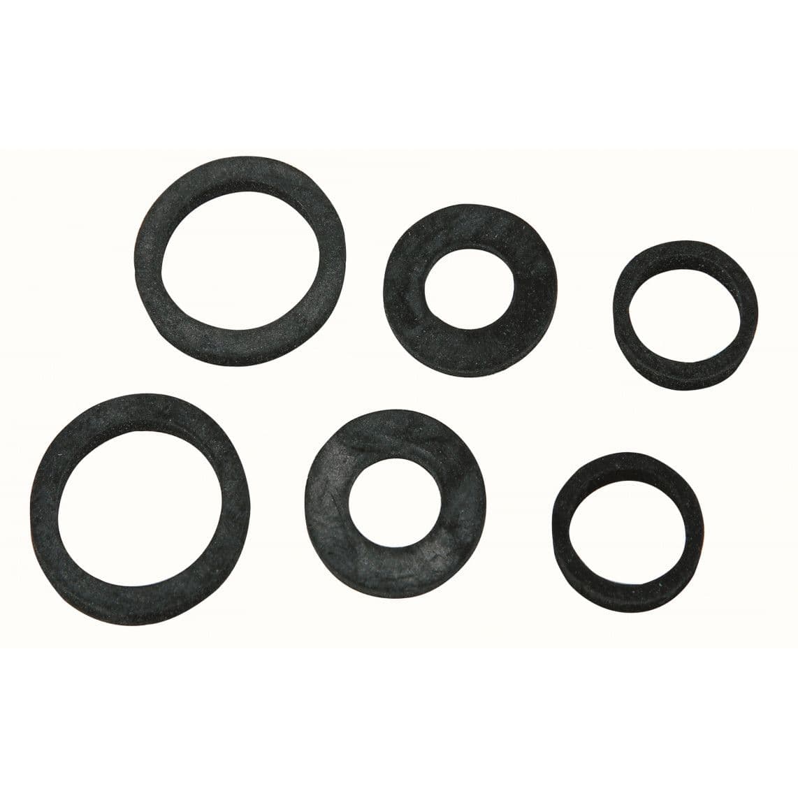 98696890 Hose screw connection gasket set, rubber, for 1/2" 3/4" 1" (3x2) vue 1