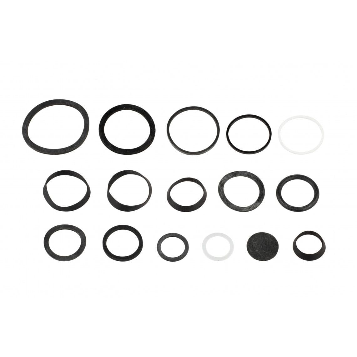 98696100 Drain gasket assortment, for wash basin and sink 1 1/4" x 32 mm /1 1/2" x 40 mm (16x) vue 1