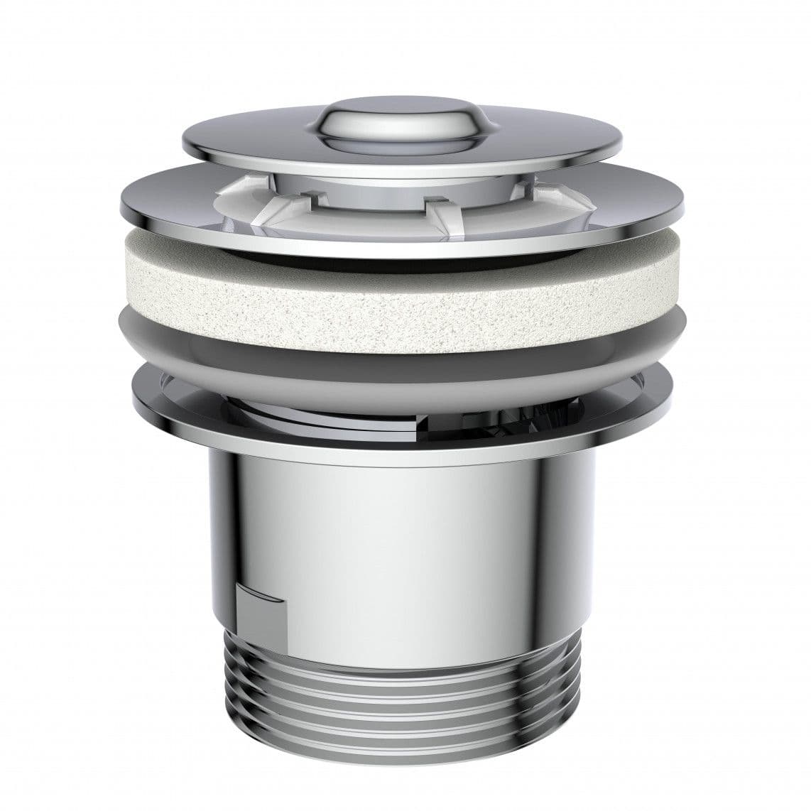 98807320 DAV-2WK afvoerwaste, chroom, 1 1/4" x 65 mm vue 1