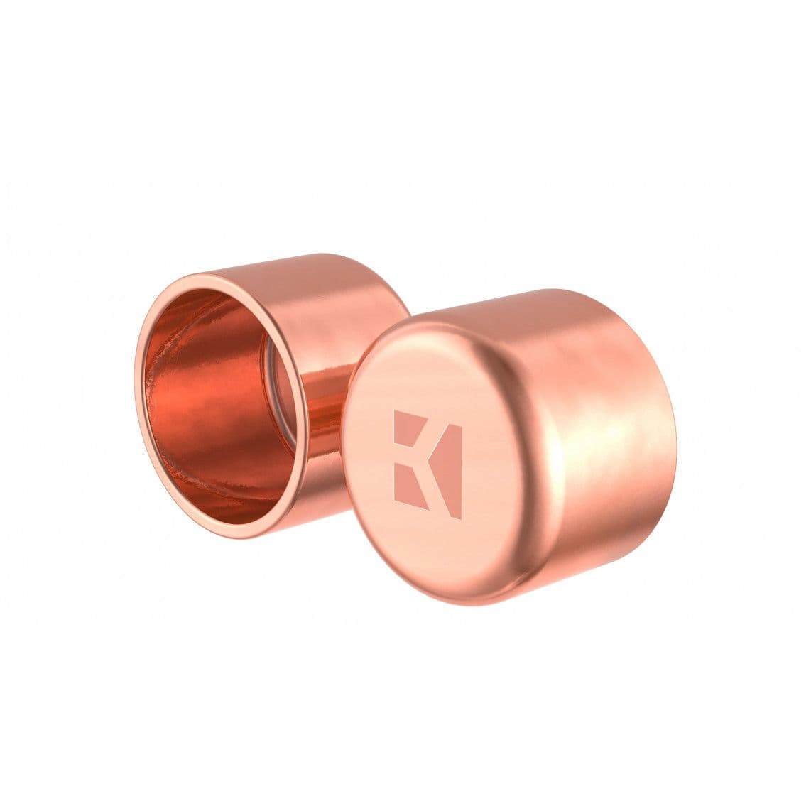 98920400 End cap, copper solder fitting, 22 mm, 1 socket (2x) vue 1