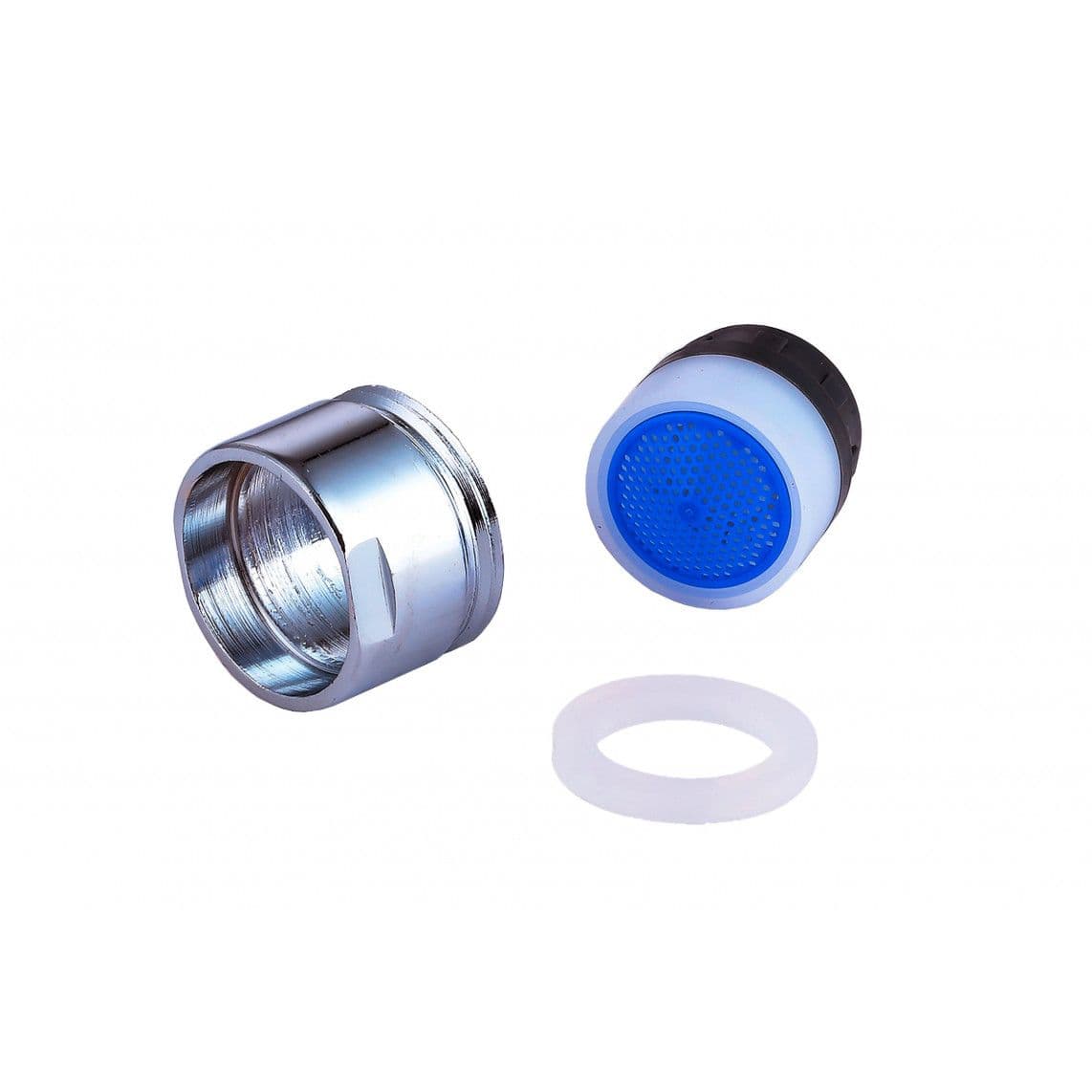 98959121 ECO-SAVE Aerator, chrome, M18 male, 4l/min, limescale protection vue 1