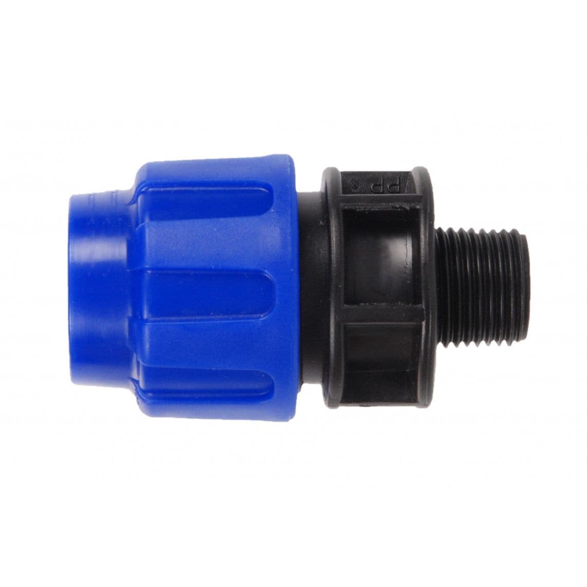 984842117 PP pièce intermédiaire, 20 mm x 1/2" M, raccord à serrer pour PEHD/socarex vue 1
