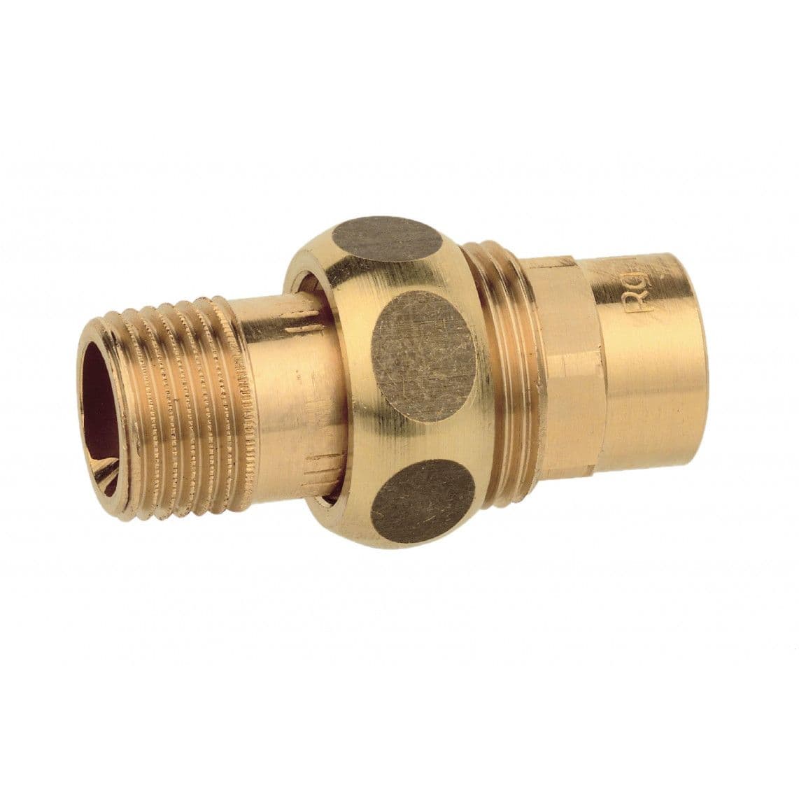 989243055 Screw connection, red brass, 22 mm x 3/4" male, conical sealing, 1 socket vue 1